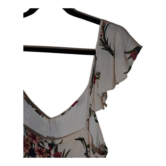 Lulus Take a Bow-quet Blush Floral Print Midi Dress Size XL - Picture 11 of 12